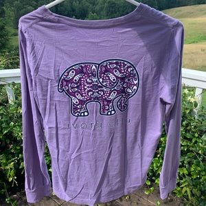 Lavender Ivory Ella Long Sleeve Shirt